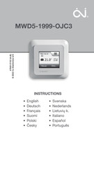 OJ Electronics MWD5-1999-OJC3 Instructies