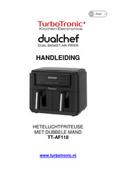 TurboTronic dualchef TT-AF118 Handleiding