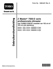 Toro 72030 Gebruikershandleiding