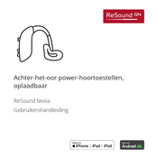 ReSound Nexia Gebruikershandleiding