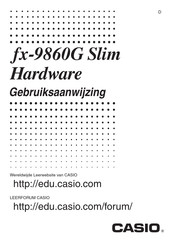 Casio fx-9860G Slim Hardware Installatiehandleiding