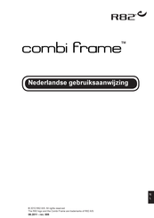 R82 combi frame Gebruiksaanwijzing