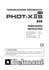 Belmont PHOT-XIIS 505 Gebruikersinstructie