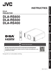 JVC DLA-RS400 Instructies