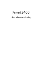 Acer Ferrari 3400 Gebruikershandleiding