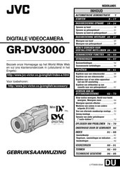 JVC GR-DV3000 Gebruiksaanwijzing