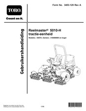 Toro Reelmaster 5010-H Series Gebruikershandleiding