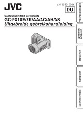 JVC GC-PX10AS Gebruikershandleiding