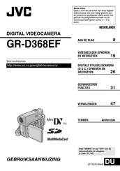 JVC GR-D368EF Gebruiksaanwijzing