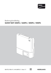 SMA SUNNY BOY 3600TL Bedieningshandleiding