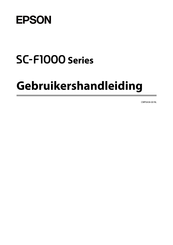 Epson SC-F1000 Series Gebruikershandleiding