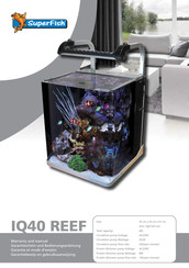 SuperFish IQ40 Reef Garantievoorwaarden En Gebruikershandleiding