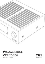 Cambridge Audio CXR120/200 Handleiding