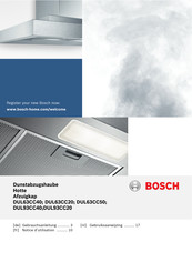 Bosch DUL93CC20 Gebruiksaanwijzing