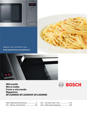 Bosch BFL550MS0 Gebruiksaanwijzing