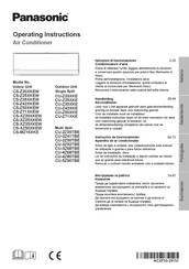 Panasonic CU-Z35XKE Handleiding