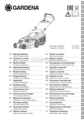 Gardena PowerMax 1600/37 Gebruiksaanwijzing