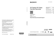 Sony HandyCam HDR-TD30E Bedieningshandleiding