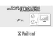 Vaillant VRT 390 Gebruiksaanwijzing En Montagehandleiding