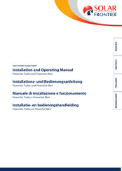 Solar Frontier PowerSet Mini Installatie- En Bedieningshandleiding
