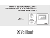 Vaillant VRC 420 Gebruiksaanwijzing En Montagehandleiding