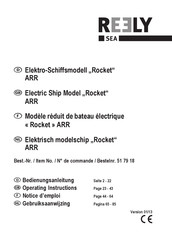 Reely SEA 51 79 18 Gebruiksaanwijzing