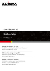 Edimax EW-7811Un V2 Snelstartgids