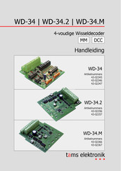 tams elektronik WD-34 Handleiding