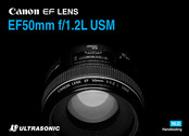 Canon EF50mm f/1.2L USM Handleiding