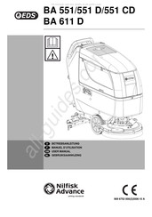 Nilfisk Advance EDS BA 551 D Gebruiksaanwijzing