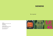 Siemens ME 45 Handleiding