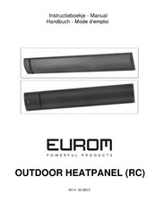 EUROM Outdoor Heatpanel Instructieboekje