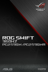 ASus ROG SWIFT PG259QN Handleiding