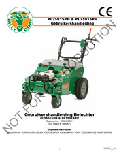 Billy Goat PL2501SPH Gebruikershandleiding