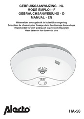 Alecto HA-58 Gebruiksaanwijzing