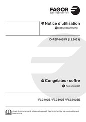 Fagor FCC700E Gebruiksaanwijzing