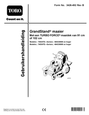 Toro GrandStand Gebruikershandleiding