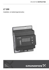 Grundfos LT 200 Installatie- En Bedieningsinstructies