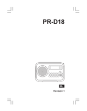 Sangean PR-D18 Handleiding