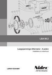 Leroy Somer Nidec LSA 52.3 Installatie En Onderhoud