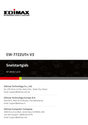 Edimax EW-7722UTn V3 Snelstartgids