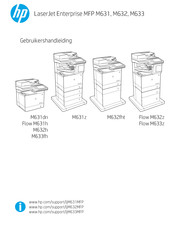 HP LaserJet Enterprise MFP Flow M631h Gebruikershandleiding