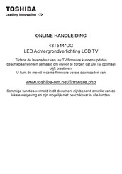 Toshiba 48T544 DG Series Handleiding