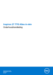 Dell Inspiron 27 7710 Alles-in-een Onderhoudshandleiding