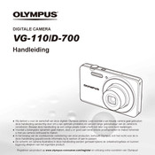 Olympus VG-110/D-700 Handleiding