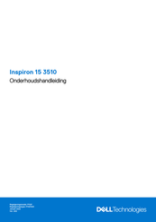 Dell Inspiron 15 3510 Onderhoudshandleiding