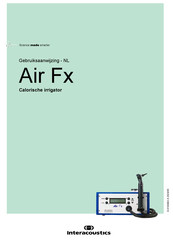 Interacoustics Air Fx Gebruiksaanwijzing