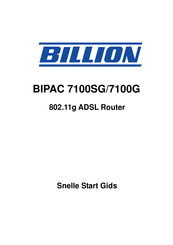 Billion BIPAC 7100G Snelle Start