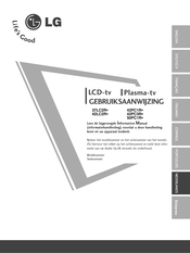 LG 42PC3R Series Gebruiksaanwijzing