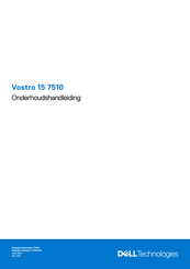 Dell Vostro 15 7510 Onderhoudshandleiding